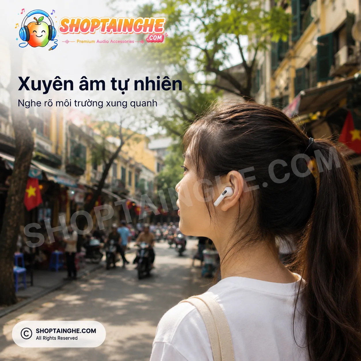 AirPods Pro 2 Rep Có ANC Và Xuyên Âm Không? Trải Nghiệm Thực Tế Thế Nào? 6 Anc Trong Môi Trường Tự Nhiên
