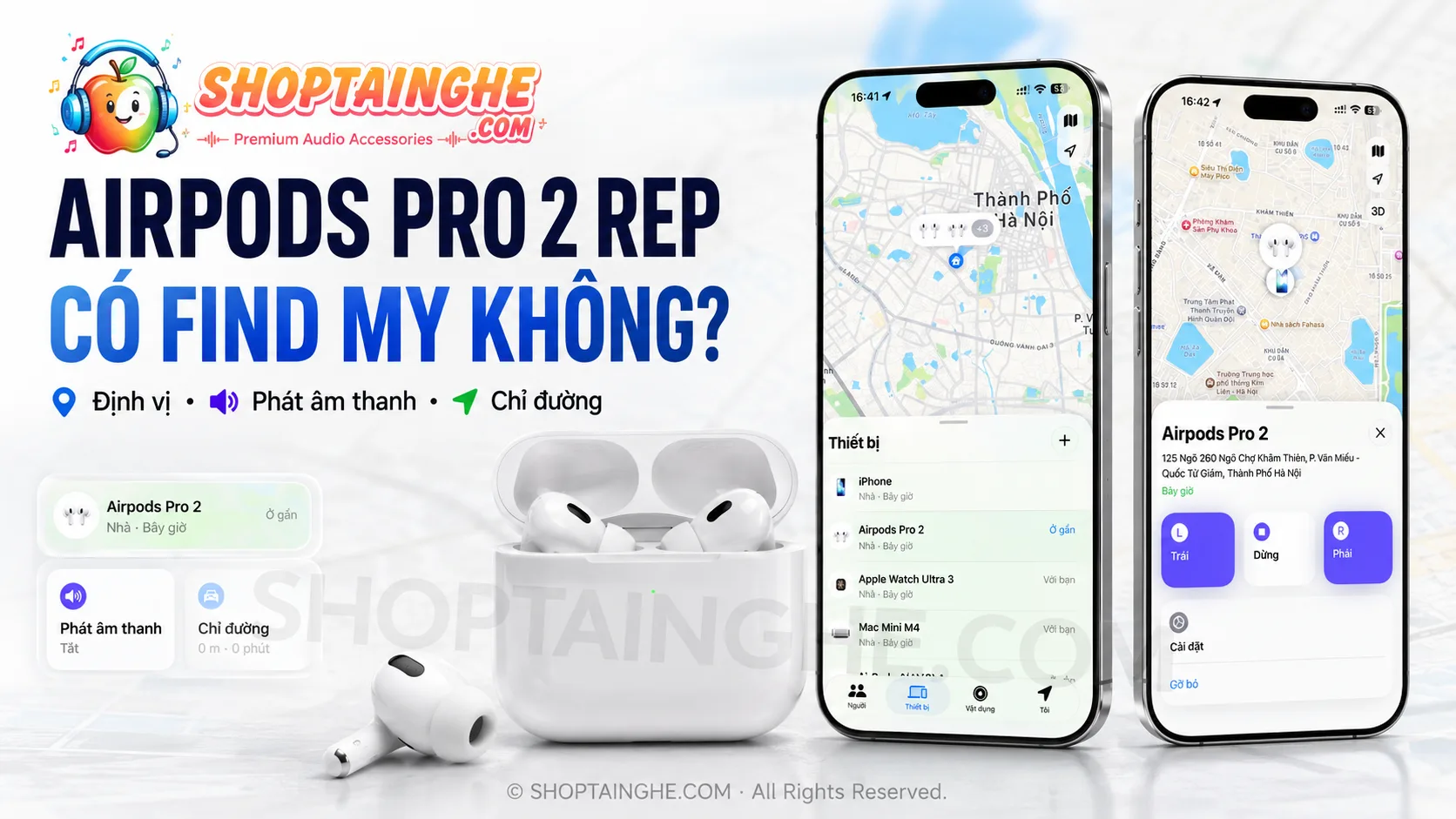 Airpods Pro 2 Rep Có Find My Không?