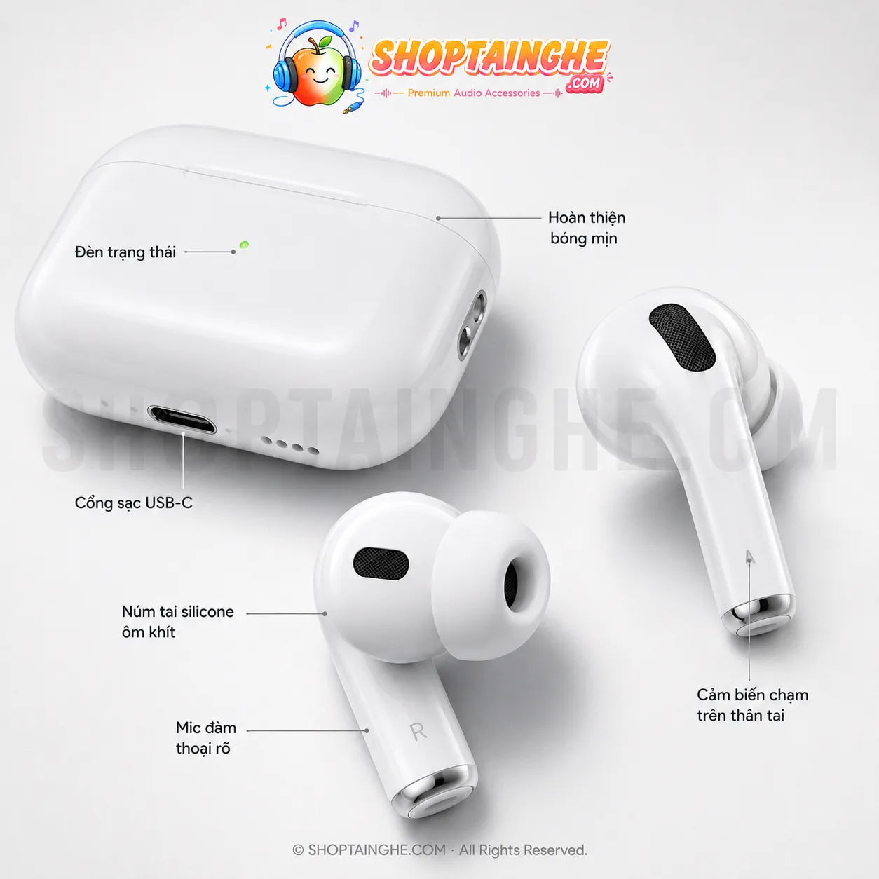 Tai Nghe AirPods Pro 3 Rep 1:1 Cao Cấp