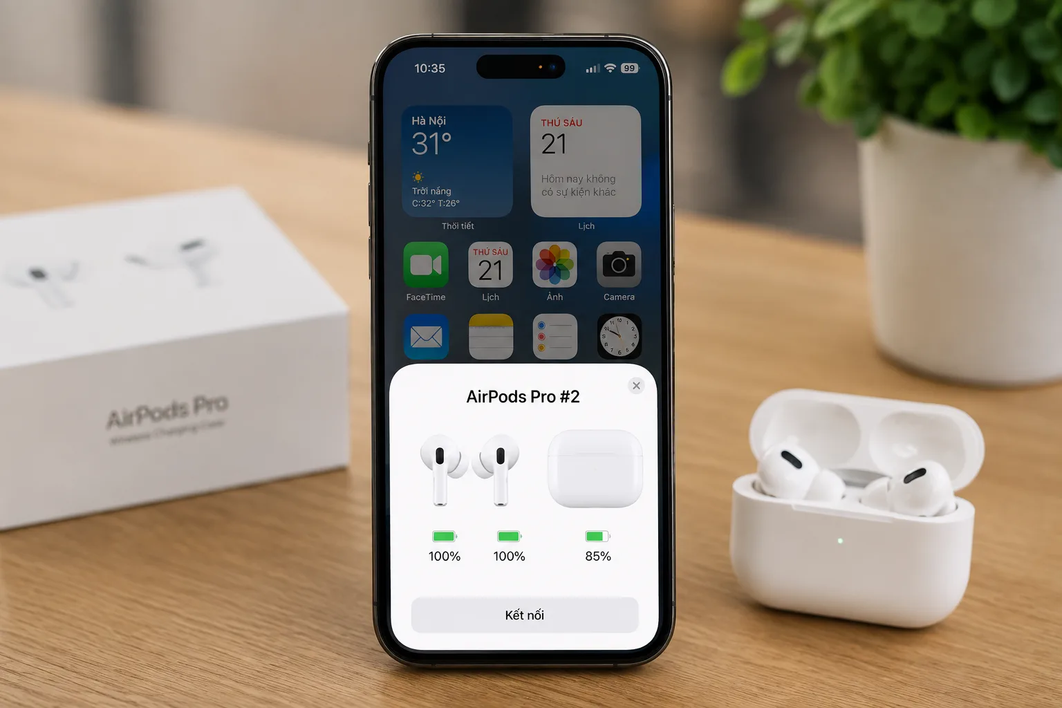 AirPods Pro 2 Rep Có Setting Trên iPhone Không? Hiển Thị Những Gì? 3 Popup Trên Tai Nghe Airpods Pro 2 Rep