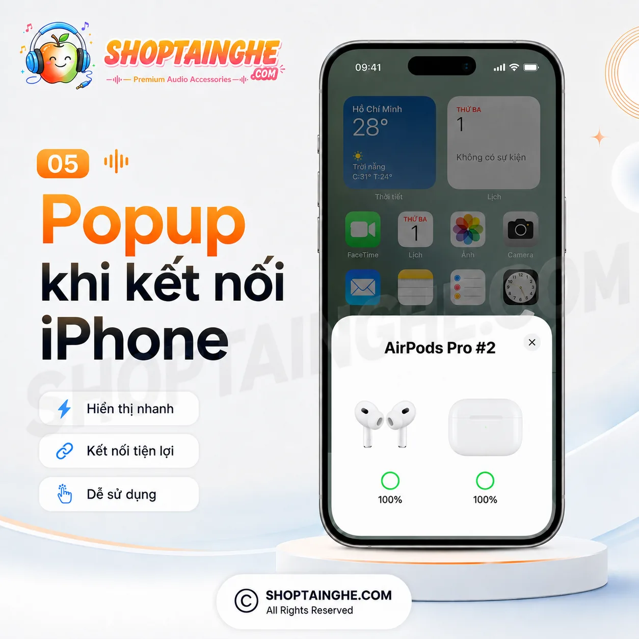 Tai Nghe AirPods Pro 2 Rep 1:1 Cao Cấp